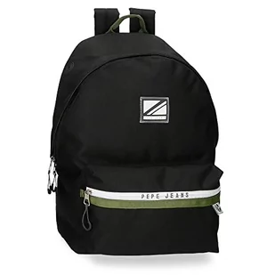 Pepe Jeans Luca wózek kabinowy, szary, 38 x 55 x 20 cm, twardy plastik, boczne zamknięcie kombinacyjne, 34 l, 2,74 kg, 4 koła, czarny, plecak 44 - Plecaki - miniaturka - grafika 1
