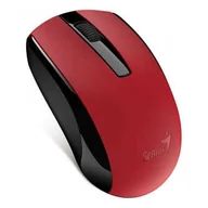 Myszki - Genius Mysz Eco-8100, 1600DPI, 2.4 [GHz], optyczna, 3tl., bezprzewodowa USB, červená, Integrovaná - miniaturka - grafika 1