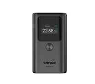 Powerbanki - Canyon OnPower 130 TFT 10000mAh PD 30W Grafitowy - miniaturka - grafika 1