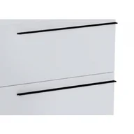 Zawiasy, okucia i inne akcesoria - ROCA A816842485 ELLA Uchwyty do szafki łazienkowej 100 cm (2 szt.), czarny mat - miniaturka - grafika 1