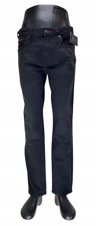 Tommy Hilfiger Denton Straight jeansy męskie MW0MW32080 czarne oryg.W34/L30