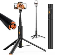 Selfie stick - Selfie Stick Supero z automatycznym rozkładaniem, czarny - miniaturka - grafika 1