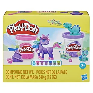 Play-Doh, 6 błyszczących kolorów, masa plastyczna - Masy plastyczne - miniaturka - grafika 1