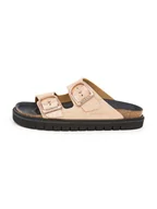 Klapki i japonki damskie - SABOKETS Klapki w kolorze złoto-różowym - miniaturka - grafika 1