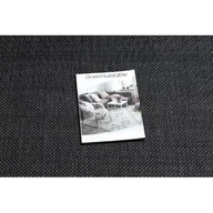 Dywany - Dywan SZNURKOWY SIZAL FLAT 48663/090 czarny GŁADKI Czarny, 140x200 - miniaturka - grafika 1