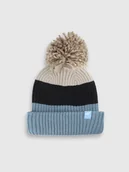 Czapki dla dzieci - 4F Czapka zimowa z pomponem dziecięca - multikolor Uniwersalny - miniaturka - grafika 1