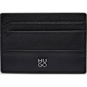 Etui na dokumenty i karty - HUGO Skórzane etui na karty Quantic - miniaturka - grafika 1