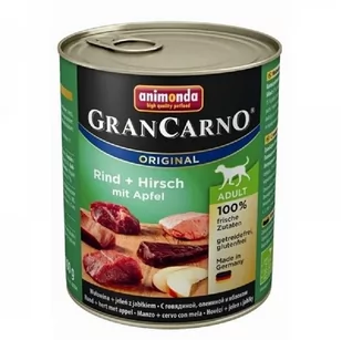Animonda GranCarno Dorosłe Plus Jeleń + Jabłko 800g 2580 - Mokra karma dla psów - miniaturka - grafika 2