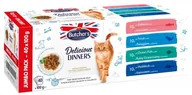Mokra karma dla kotów - Butchers Delicious Dinners Cat jumbo pack mix smaków dania z rybą w galaretce karma dla kota 40 x 100g' - miniaturka - grafika 1