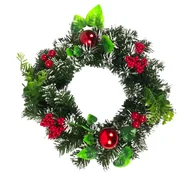 Ozdoby bożonarodzeniowe - Wieniec Bożonarodzeniowy Wianek Świąteczny Na Drzwi 30 Cm Udekorowany - miniaturka - grafika 1
