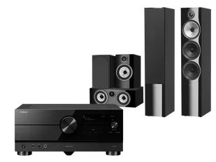 Kino domowe Yamaha RX-A4A (czarny) + 703 S3 + 706 S3 + HTM72 S3 (czarny) - Kino domowe - miniaturka - grafika 1