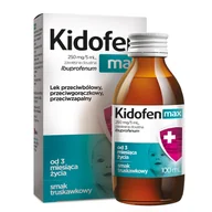 Przeziębienie i grypa - AFLOFARM Kidofen max 0,25 g/5ml 100 ml - miniaturka - grafika 1