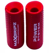 Pozostały sprzęt i akcesoria do ćwiczeń - Uchwyty na osi Power System  Gripy Na Posilovací Tyč Max Gripz Xl Czerwony - miniaturka - grafika 1