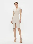 Sukienki - Rinascimento Sukienka codzienna CFC0117728003 Beżowy Regular Fit - miniaturka - grafika 1