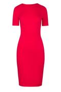 Sukienki - Ołówkowa sukienka : kolor - Pudrowy róż, size - 34 - Bombshe - miniaturka - grafika 1