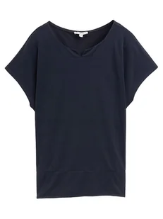 Tom Tailor Koszulka w kolorze granatowym - Koszulki i topy damskie - miniaturka - grafika 1