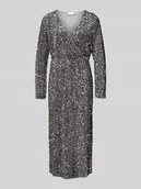 Sukienki - Sukienka midi z dekoltem w serek model ‘FAITH’ - miniaturka - grafika 1