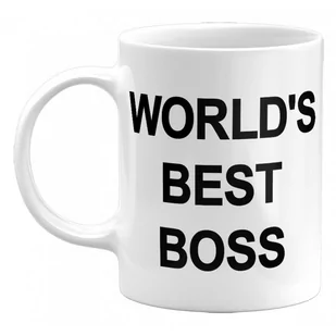 Kubek World'S Best Boss. Prezent Dla Najlepszego Szefa, 330Ml - Kubki - miniaturka - grafika 1