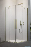 Kabiny prysznicowe - Radaway Furo Brushed Gold KDD kabina 80x100cm  szczotkowane złoto 10105080-99-01L/10105100-99-01R - miniaturka - grafika 1