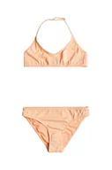 Stroje kąpielowe dla dziewczynek - Roxy dwuczęściowy strój kąpielowy dziecięcy BASIC ACTIVE kolor pomarańczowy - miniaturka - grafika 1