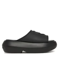 Klapki i japonki damskie - Klapki LOVE MOSCHINO JA28207I0MI40000 Czarny - miniaturka - grafika 1