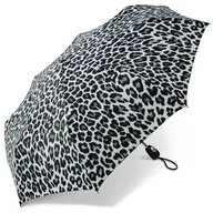 Parasole - Pierre Cardin 83075 Easymatic Light Leo parasolka czarno-biała - miniaturka - grafika 1