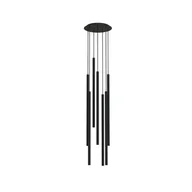 Lampy sufitowe - Nowodvorski Laser 1000 lampa wisząca 7-punktowa czarna 7667 7667n - miniaturka - grafika 1