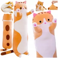 Maskotki i pluszaki - KOT DŁUGI PLUSZAK PARÓWKA MASKOTKA 70 cm XXL - miniaturka - grafika 1