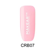 Lakiery hybrydowe - Makear Rubber Base Color Coral - Kolorowa Baza Kauczukowa CRB07 - miniaturka - grafika 1
