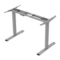 Inne meble biurowe - Stelaż / podstawa biurka, elektycznie regulowany, regulacja rozstawu 500mm, system antykolizyjny, szary, 100 kg nośność, Powerton - miniaturka - grafika 1