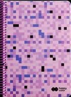 Zeszyty szkolne - GDD Kołonotatnik A4/80K kratka Pixi 2 HAPPY COLOR - - miniaturka - grafika 1