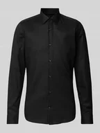 Koszule męskie - Koszula biznesowa o kroju slim fit z kołnierzykiem typu kent model ‘Pit’ - miniaturka - grafika 1