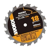 Materiały ścierne - WORX wa8304 worxsaw 120 MM ostrze: drewno/metal/płytki uniwersalna  srebrny (1) - miniaturka - grafika 1
