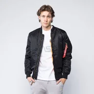Kurtki męskie - Alpha Industries MA-1 VF 59 Long JACKET BLACK - miniaturka - grafika 1