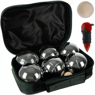 Kule Bule Boule Gra Petanque 6szt Duże Gra Rodzinna + Pokrowiec Etui - Bule - miniaturka - grafika 1