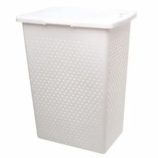 Kosz na pranie Malva Slim 37 l biały - Kosze na bieliznę - miniaturka - grafika 1