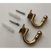 Karnisze - Haczyk drapujący do karnisza SOHO/ CITY złoty - miniaturka - grafika 1