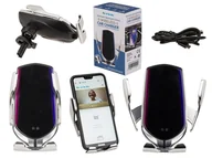 Dekoracje domu - Uchwyt do telefonu z ładowarką bezprzewodową - miniaturka - grafika 1