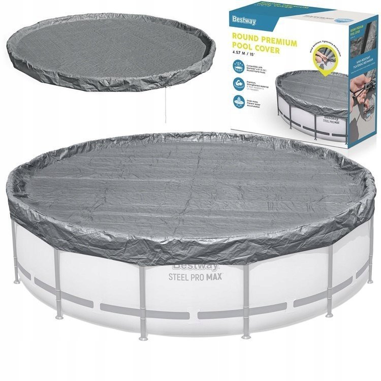 Bestway pokrywa na basen 457 cm linia premium 58951