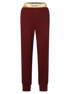 Piżamy damskie - Calvin Klein - Damskie spodnie od piżamy, czerwony - grafika 1