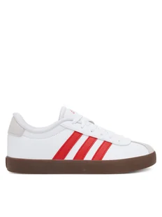 adidas Sneakersy VL COURT 3.0 K IH3484 Biały - Buty dla dziewczynek - miniaturka - grafika 1