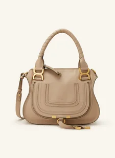 Chloé Torebka Marcie Small beige - Torebki damskie - miniaturka - grafika 1