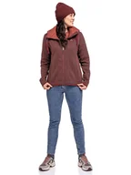 Kurtki damskie - Schöffel Kurtka polarowa "Aurora" w kolorze czerwonym - miniaturka - grafika 1