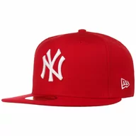 Czapki i chusty sportowe męskie - Czapka 59Fifty MLB Basic NY by New Era, czerwony, 63 cm - miniaturka - grafika 1