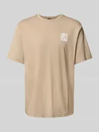 Koszulki męskie - T-shirt o kroju relaxed fit z okrągłym dekoltem - miniaturka - grafika 1