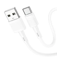 Kable USB - Hoco Kabel Usb Do Usb-C 3a Victory X83 1m Biały - miniaturka - grafika 1