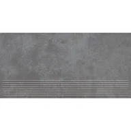 Płytki klinkierowe - Stopnica klinkierowa Emberro Dark Grey 30x60 Paradyż - miniaturka - grafika 1