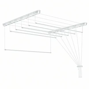 Suszarka sufitowa 6 x 100 cm - Suszarki na ubrania - miniaturka - grafika 1