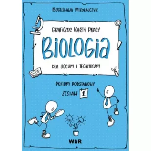 Biologia. Graficzne karty pracy dla liceum i technikum. Poziom podstawowy. Zestaw 1 - Pomoce naukowe - miniaturka - grafika 1