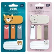 Etykiety samoprzylepne i bloki etykiet - Zestaw karteczek i zakładek Bebe Friends mix - miniaturka - grafika 1
